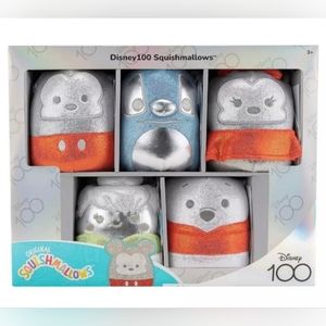💝 NIB Disney 100th Anniversary Squishmallow Box Set